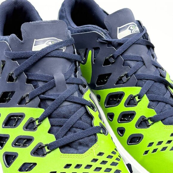 Nike Train Speed 4 AMP Shoes Men Sz 12 Blue Green Seattle Seahawks 848587-307 - Picture 13 of 16